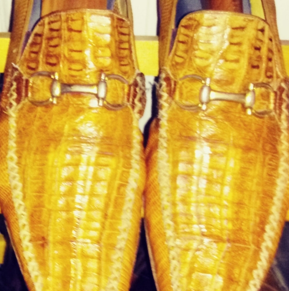 Size 14 Genuine Crock & Lizard Loafers